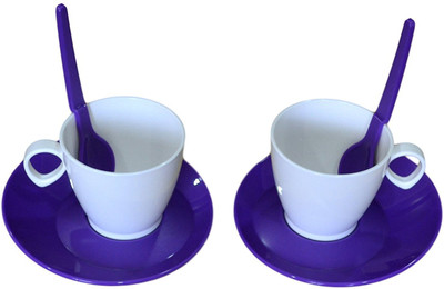 

Tupperware Moment Cups PP (Polypropylene)(White, Purple, Pack of 6)