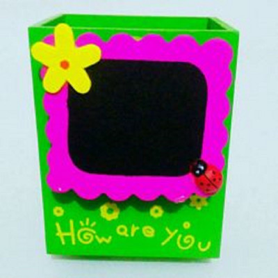 

Reyansh collection 1 Compartments Wooden Pen Stand(Multicolor)
