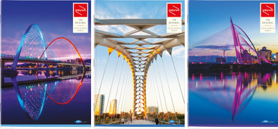 

Navneet A4 Notebook(Iconic Bridges Series, Multicolor, Pack of 3)