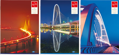 

Navneet A4 Notebook(Iconic Bridges Series, Multicolor, Pack of 3)