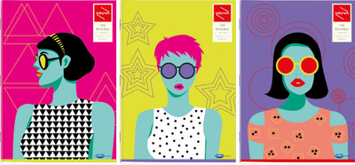

Navneet A4 Notebook(Youva Life - Trendy Series, Multicolor, Pack of 3)