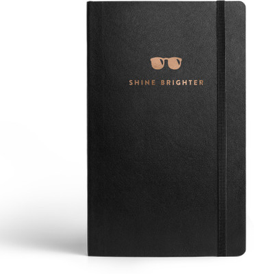 

The Art People A5 Journal(Shine Journal With Elastic Band, Black)