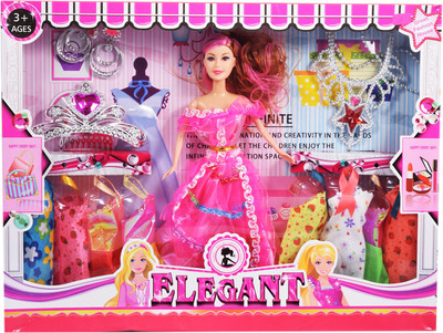 

Anand Suit Collection Party Outfit For 14L 19W Doll(Multicolor)