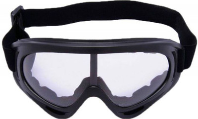 

JBRIDERZ Plain Goggle Motorcycle Goggles(Black)