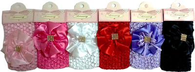 

Bunny Collections Big Size Floral Studded Hairbands Head Band(Multicolor)