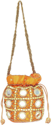 

kalakriti handicrafts Pouch Potli(Gold)
