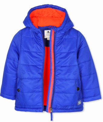 

Cherry Crumble California Full Sleeve Self Design Baby Boy's Jacket, Blue