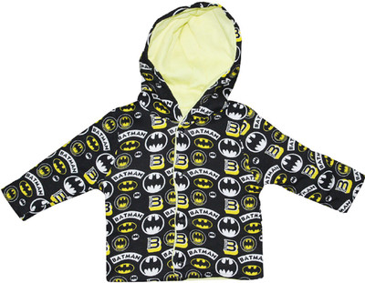 

Krivi kids Full Sleeve Printed Baby Boys & Baby Girls Jacket, Black