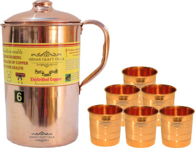 

Indian Craft Villa Water Jug Set(3900 L, Pack of 7)