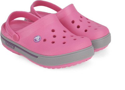 

Crocs Boys & Girls Slip-on Clogs(Pink, Fuchsia/gray