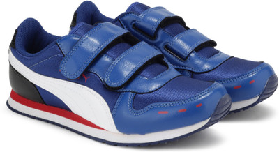 

Puma Boys & Girls Velcro Sneakers(Blue, True blue-puma white-barbados cherry