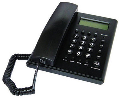 

A Connect Z BT-M52 Corded Landline Phone(Black & White)