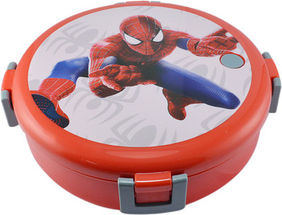 

Saamarth Impex Spiderman Printed Red Color Round Shape Stainless Steel Lunch Box Food Container 2 Containers Lunch Box(250 ml)