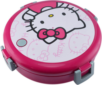 

Saamarth Impex Airproof-Single Layer Cartoon Character Round Lunch Box-Stainless Steel-Vaccum Preserving-Insulated Food Container 2 Containers Lunch Box(250 ml), Pink