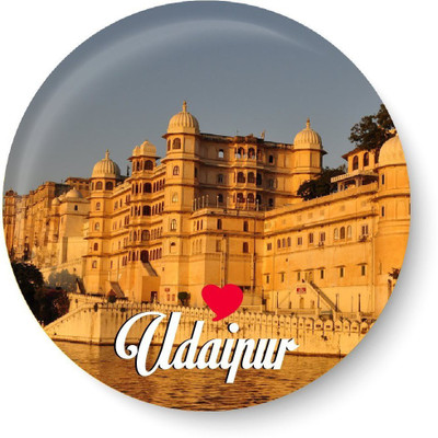 

Peacockride Love Udaipur Fridge Magnet Pack of 1(Multicolor)