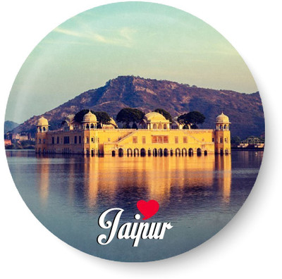 

Peacockride Love Jaipur Fridge Magnet Pack of 1(Multicolor)