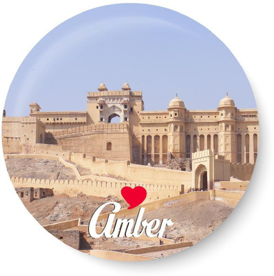 

Peacockride Love Amber Fridge Magnet Pack of 1(Multicolor)