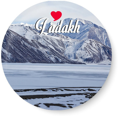 

Peacockride Love Ladakh Fridge Magnet Pack of 1(Multicolor)