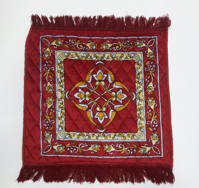 welhous Multicolor Polyester Area Rug(2 ft,  X 2 ft, Square)