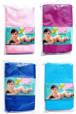

Hello Baby Extra Absorbent Natural Quick Dry Waterproof Bed Protector -Pink, Purple, Royal Blue & Sky Blue Small combo(Multicolor)