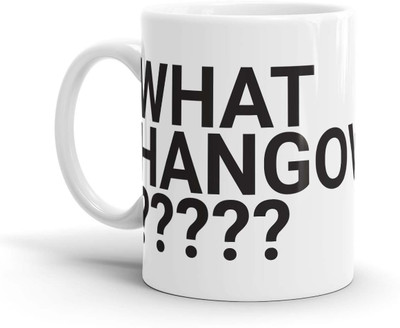 

Chaapkhana Office Hangover Designer White Ceramic Coffee Ceramic Mug(0.35 ml)