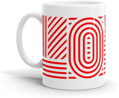 

Chaapkhana Love Designer White Ceramic Coffee Ceramic Mug(0.35)
