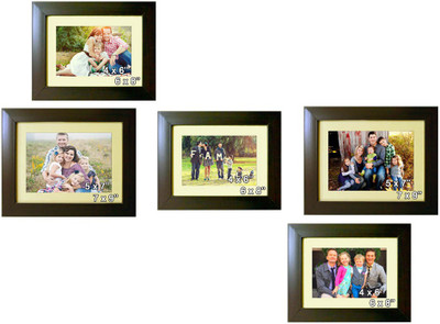 

Trends on Wall Acrylic Photo Frame(Brown, 5 Photos)