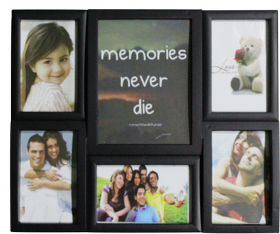 

Toyswala Polymer Photo Frame(Brown, 6 Photos)