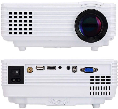 

WOXAN 800 lm LED Corded Mobiles Portable Projector(White)