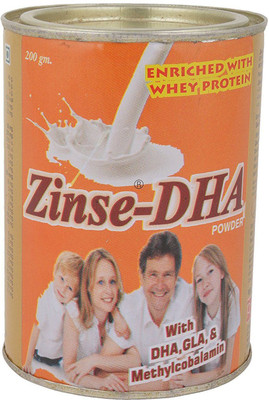 ZINSE-DHA POWDER Whey Protein(200 g, CHOCOLATE) available at flipkart for Rs.199