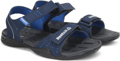 

REEBOK Men NAVY/BLUE/METSIL/WHT/BLK Sports Sandals