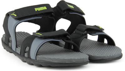 

Puma Men Puma Black-Steel Gray-Limepunc Sandals