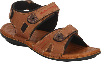 Red Tape Men Tan Sandals