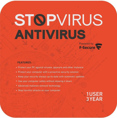 Stop Virus Anti-virus 1.0 User 3 Years(Voucher)