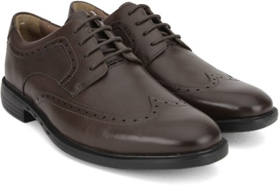 

Clarks Unbizley Limit Dark Brown Lea Lace Up For Men(Brown