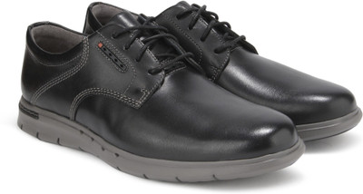 

Clarks Unbyner Lane Black Leather Casual For Men(Black