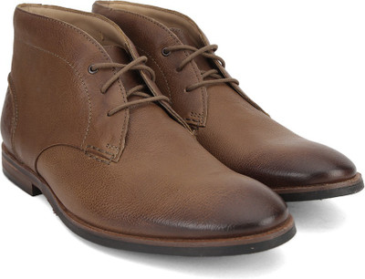 

Clarks Broyd Mid Tan Leather Lace Up For Men(Brown
