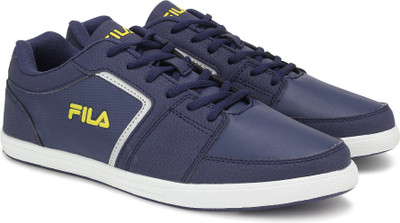 

Fila SALOMON Sneakers For Men(Blue, White, Nvy/yel