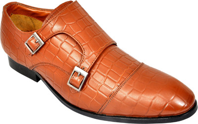 

Allen Cooper Mariano Monk Strap For Men(Tan