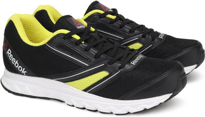 

REEBOK EXPLORE RUN Running Shoes For Men(Black, Black/hero yellow/white