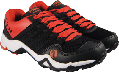 

Action Synergy TRHFS0082 Black/Red Phylon Sole Sports Running Shoes For Men(Black, Red