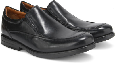 

Clarks Hopton Step Black Leather Formal For Men(Black