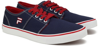 

Fila OSCAR Canvas Shoes For Men(Navy, Red, Nvy/rd