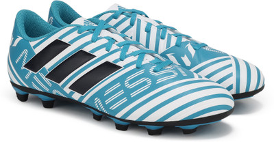 

ADIDAS NEMEZIZ MESSI 17.4 FXG Football Shoes For Men(Blue, White, Ftwwht/legink/eneblu