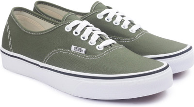

Vans Authentic Sneakers For Men(Green, Winter moss/true white