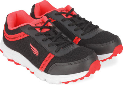 

Mmojah Energy-09 Running Shoes For Women(Black, Black/ neon coral