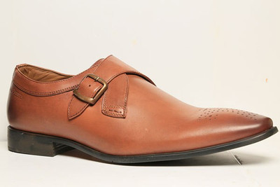 

Hush Puppies By Bata NEW FRED MONK Monk Strap For Men(Tan, Brown;tan