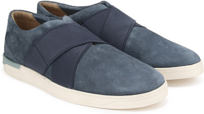 

Clarks Stanway Easy Blue Suede Casual For Men(Blue