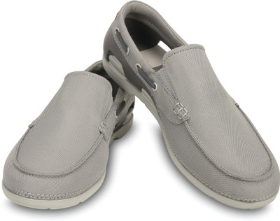 

Crocs Beach Line Boat Slip-on M Boat Shoes For Men(Grey, 06j