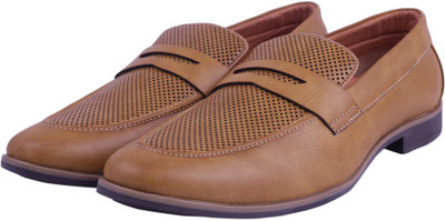 

Visach VISACH Tan Leather Loafer For Men Slip On For Men(Tan